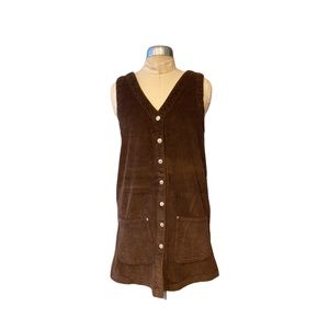 Brown Corduroy Jumper | Medium